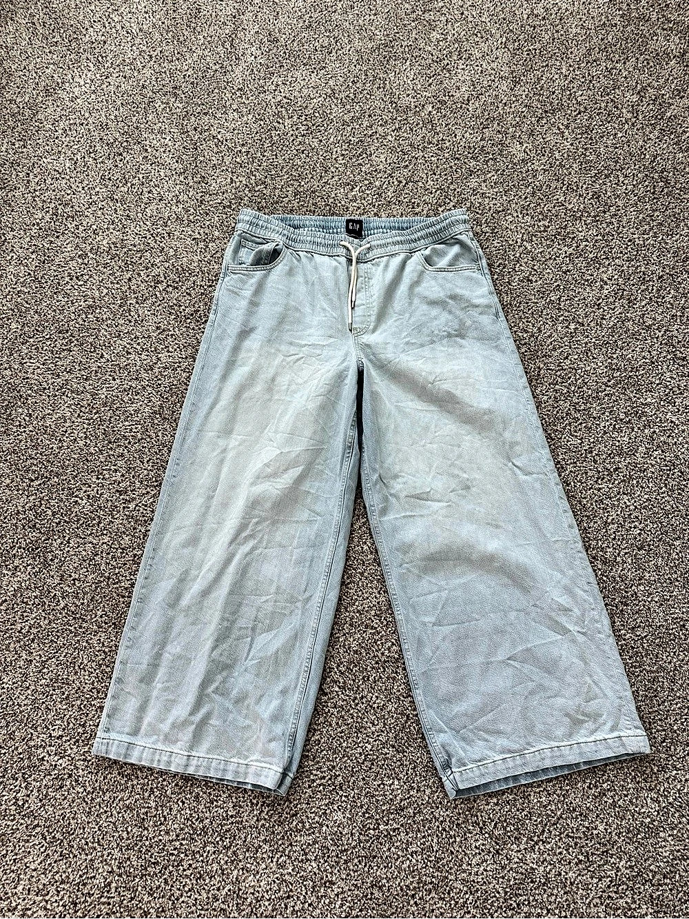 Gap High Rise Pull-On Wide-Leg Jeans Women’s XL Blue